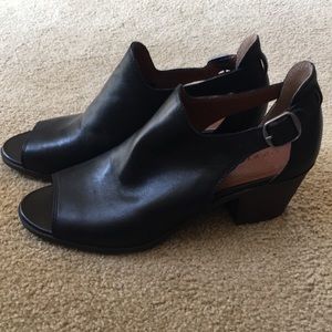 Lucky peep toe shoe-booties